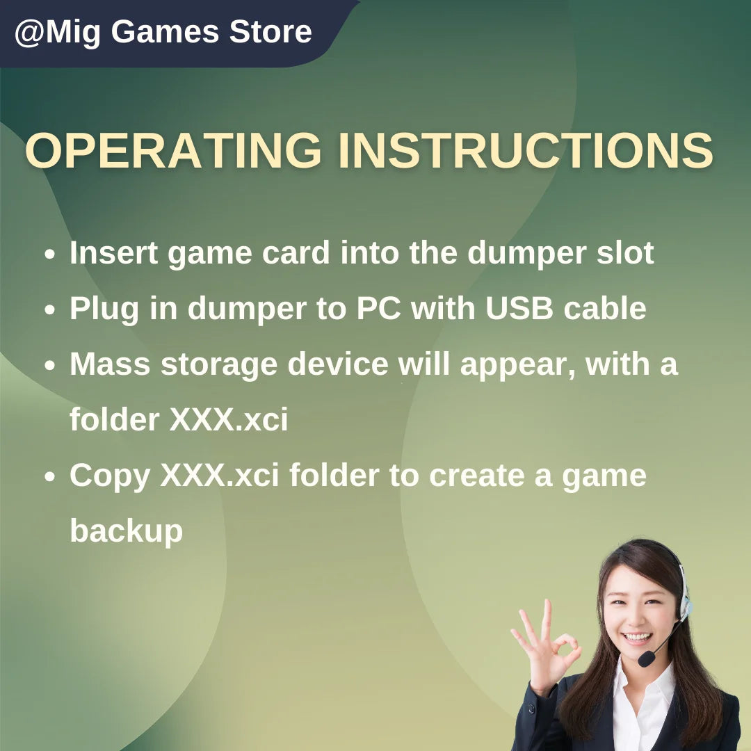 Mig Dumper back-up For NS MigSwitch Game Card