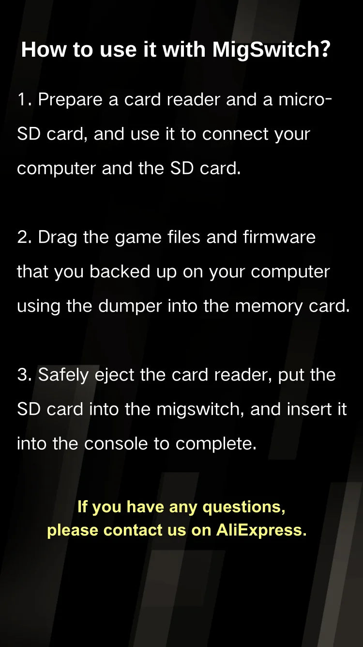 Mig Dumper back-up For NS MigSwitch Game Card